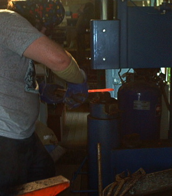 Using double tongs