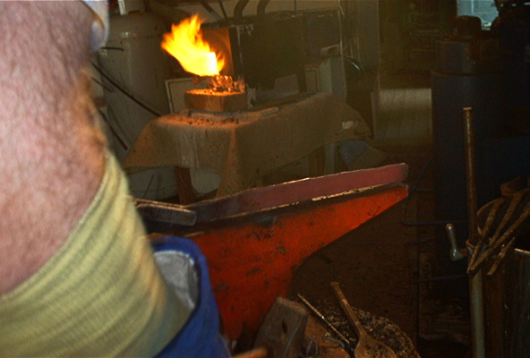 Keep the blade flat even though it may favor one edge over the other